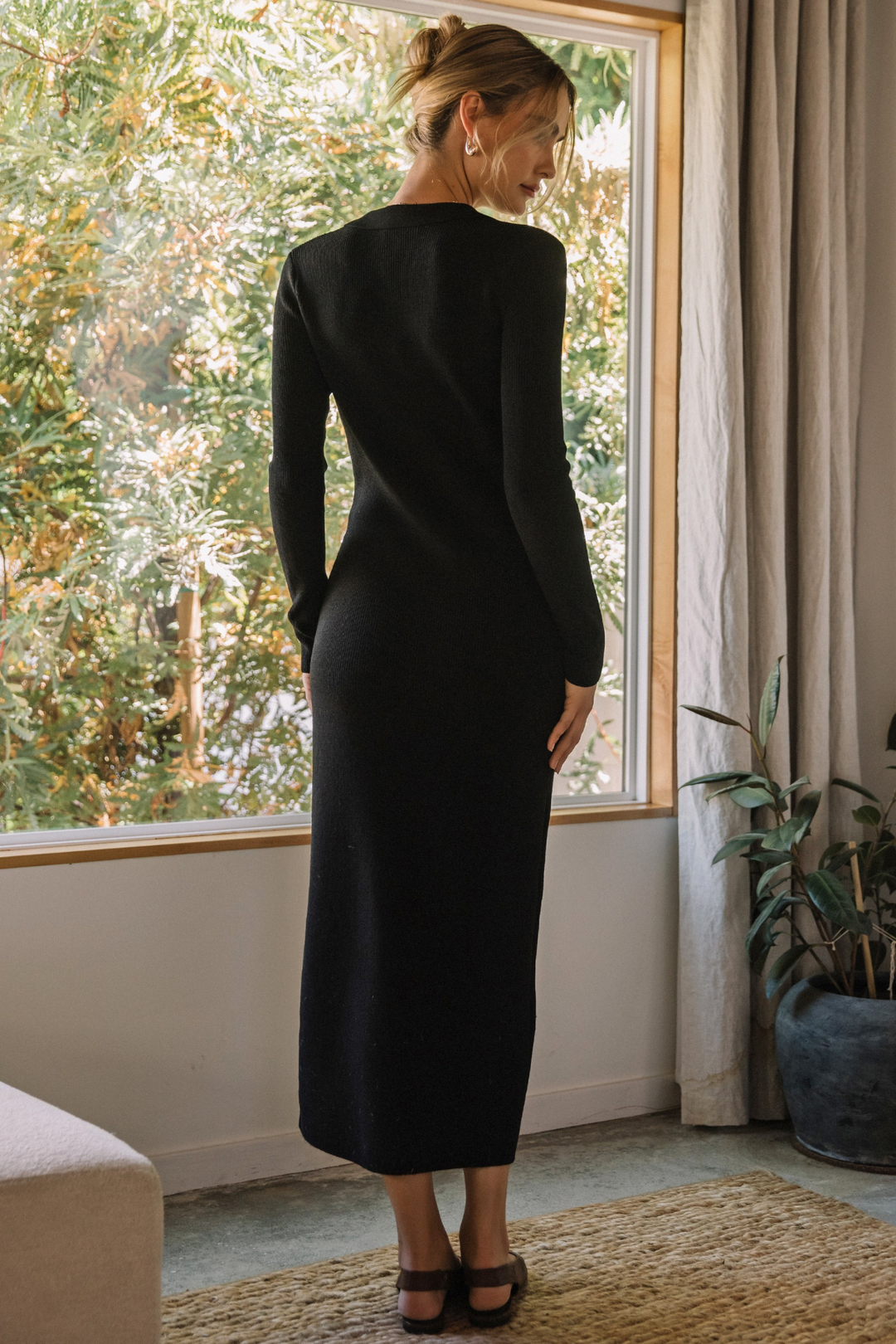 Tiffany Black Knit Dress
