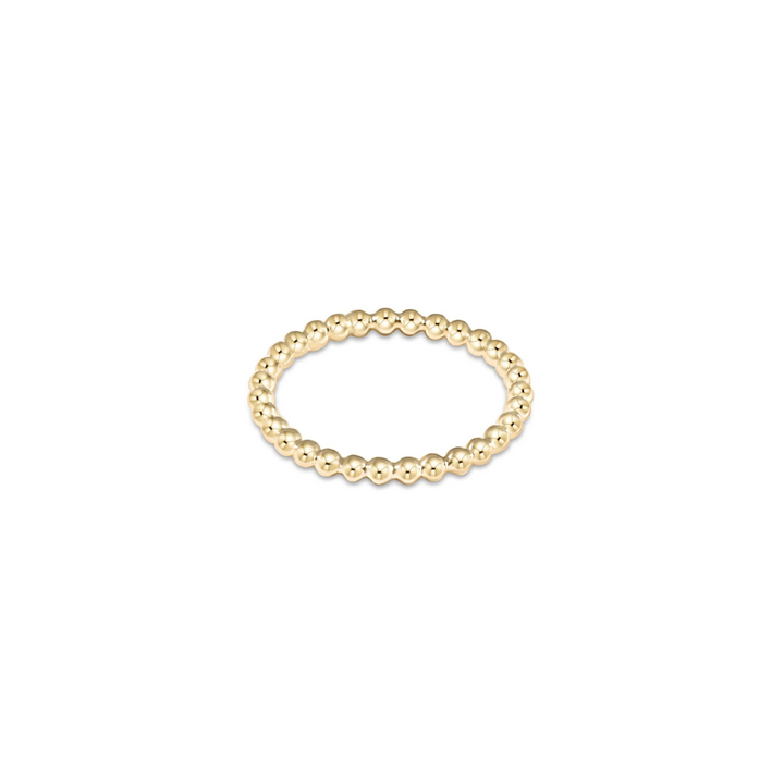 enewton | Classic Gold 2mm Bead Ring