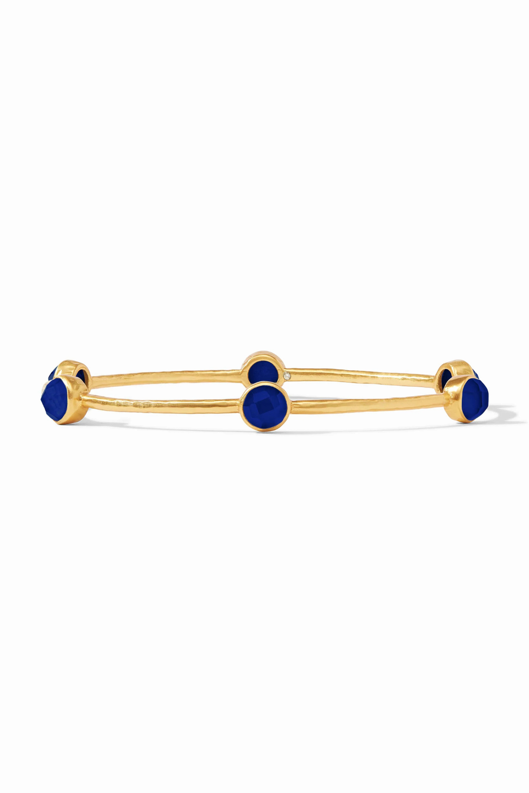 Julie Vos | Milano Luxe Bangle -  Iridescent Sapphire Blue