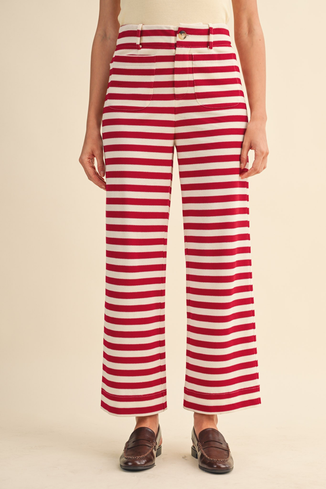 Crochet Waldo Stripe Pants
