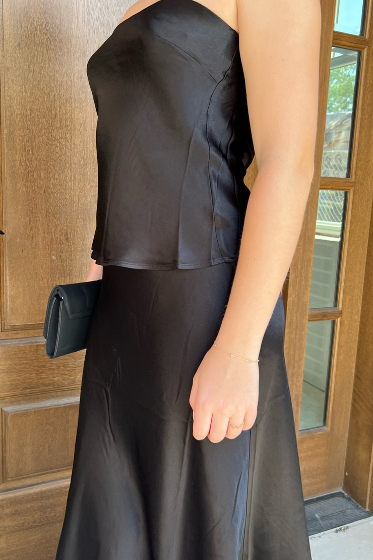 SOPHIE RUE Riviera Strapless Top- Black