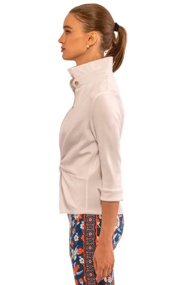 Gretchen Scott | Twist shout top- white