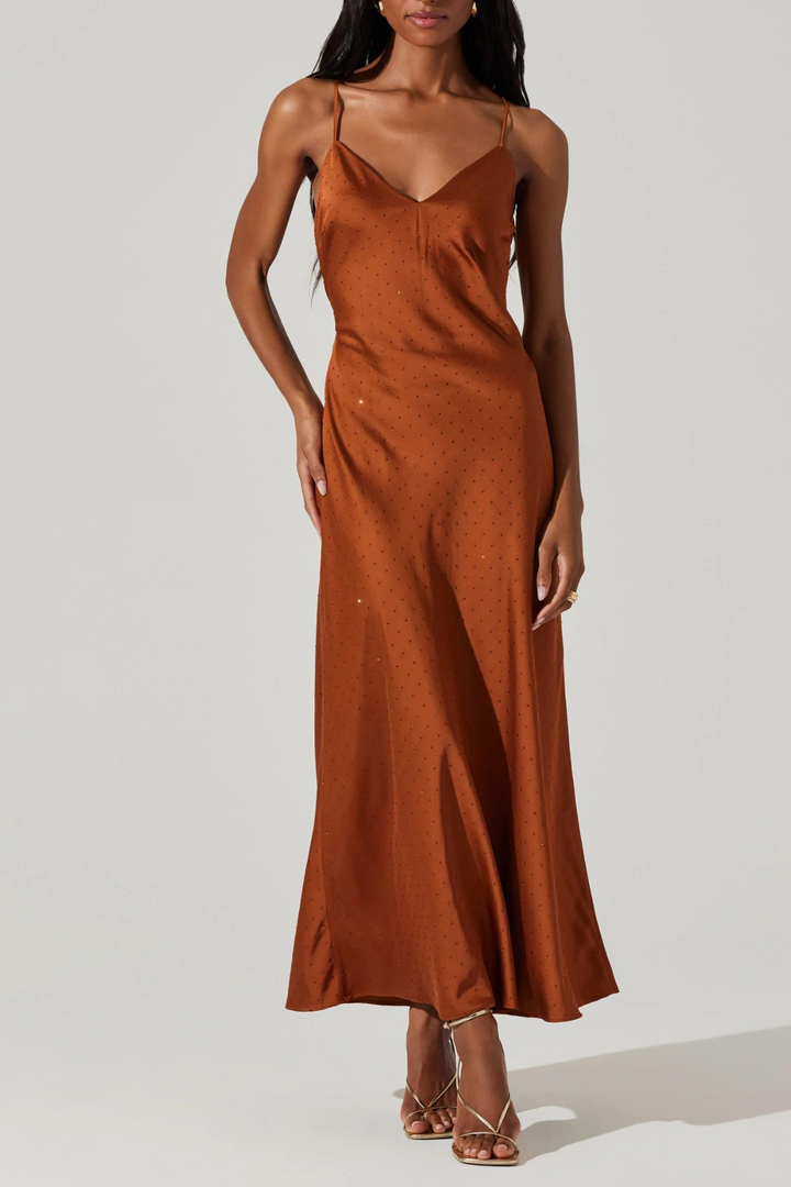 HALF PATTERNED DRESS main image 1