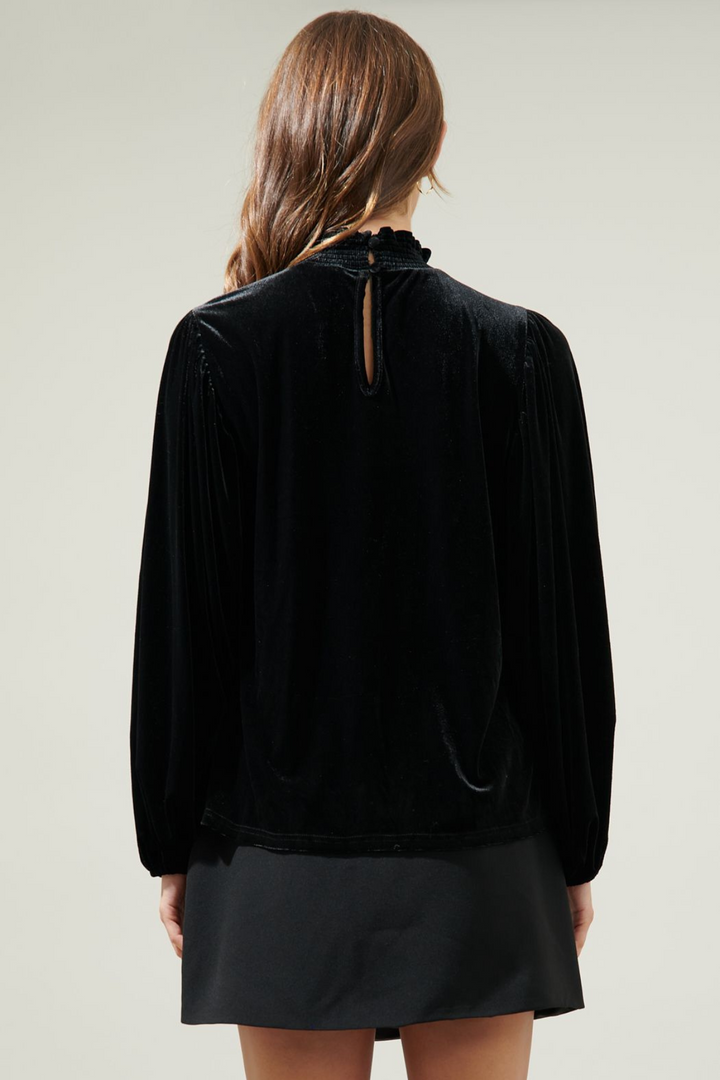 Vicky Velvet Blouse