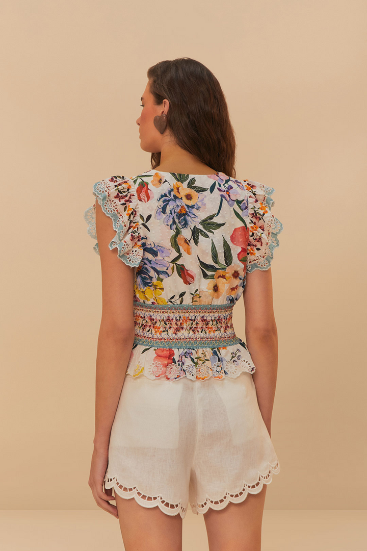 GREEK GARDEN BLOUSE