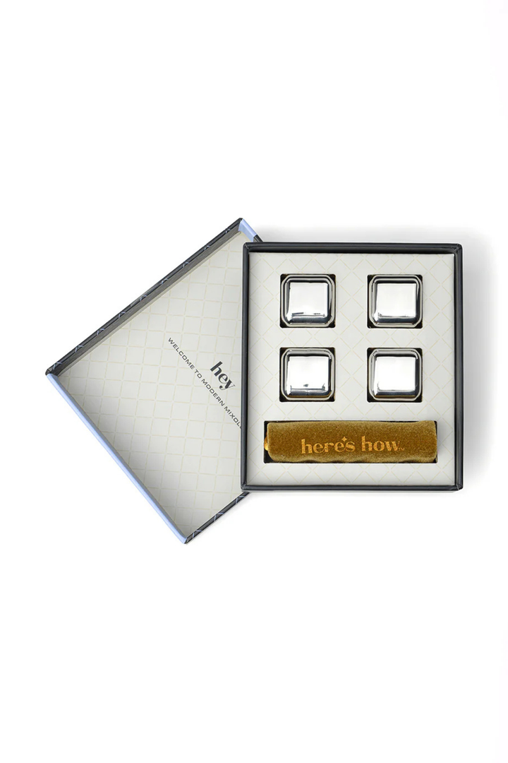 SILVER CUBE COCKTAIL CHILLERS