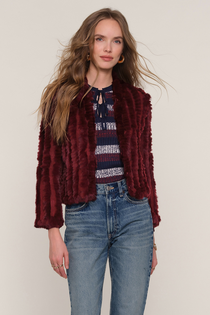 HEARTLOOM | Rosa Jacket- Sangria