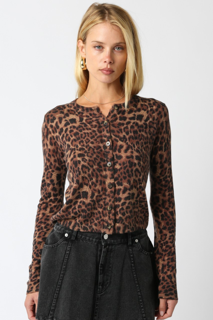 LEOPARD CARDIGAN