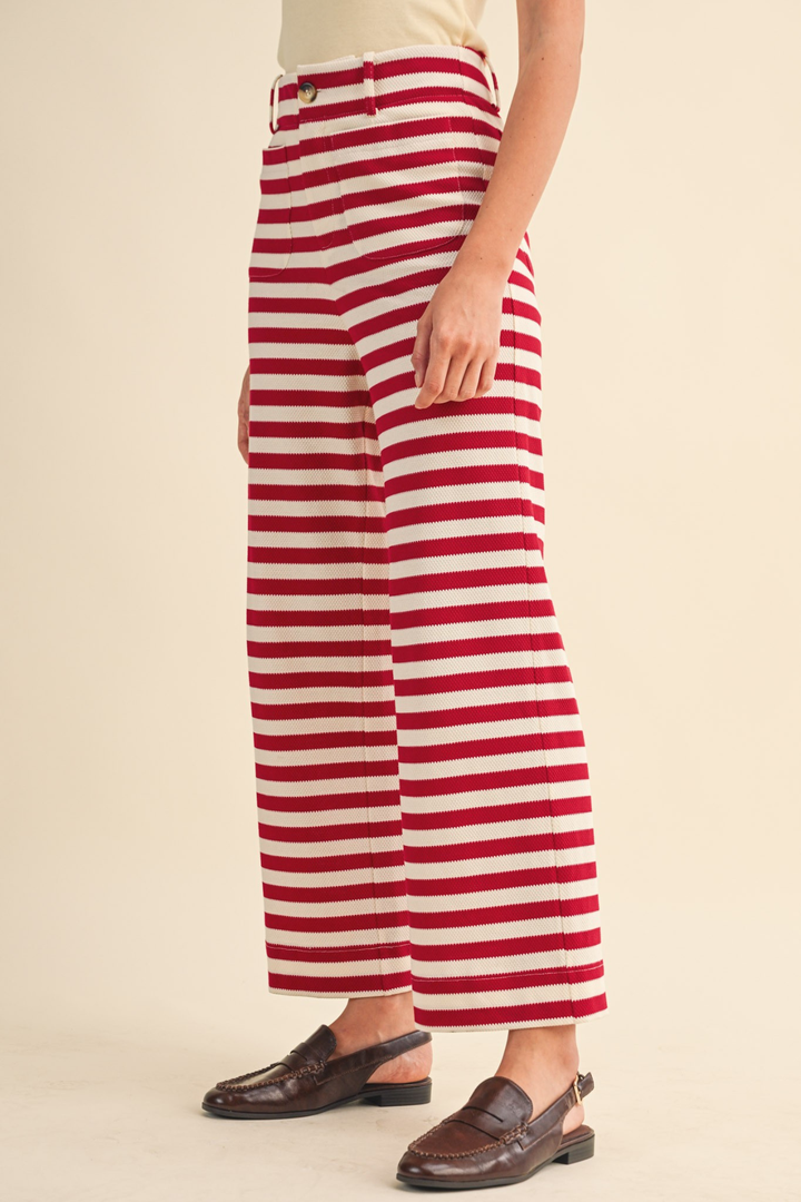 Crochet Waldo Stripe Pants