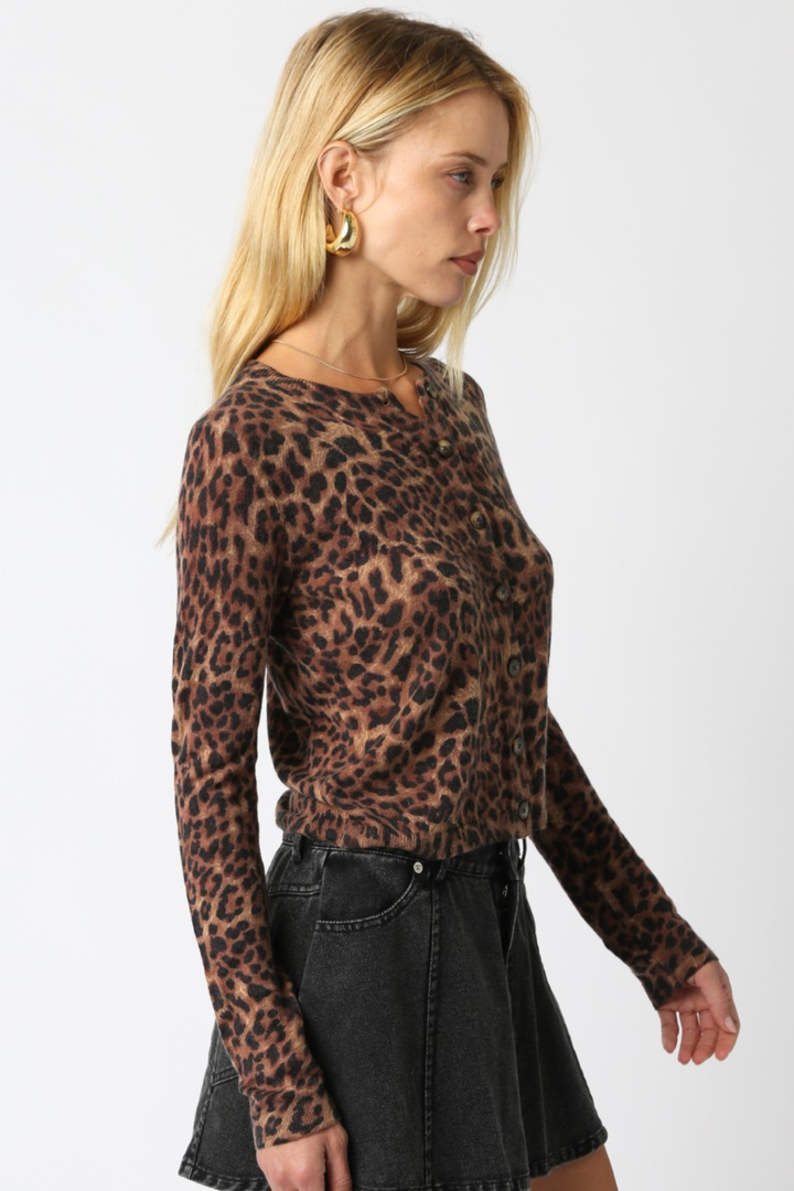LEOPARD CARDIGAN