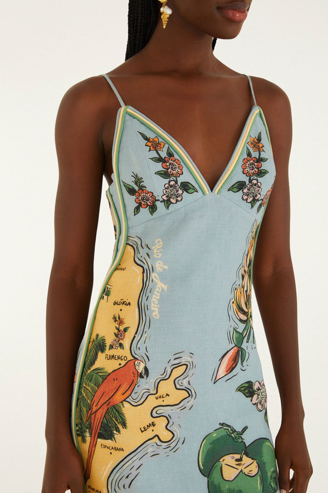FARM RIO | BEACHES PATH MINI DRESS