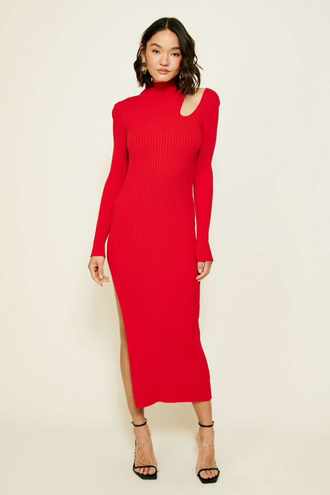 LINE & DOT Nico Dress- Red