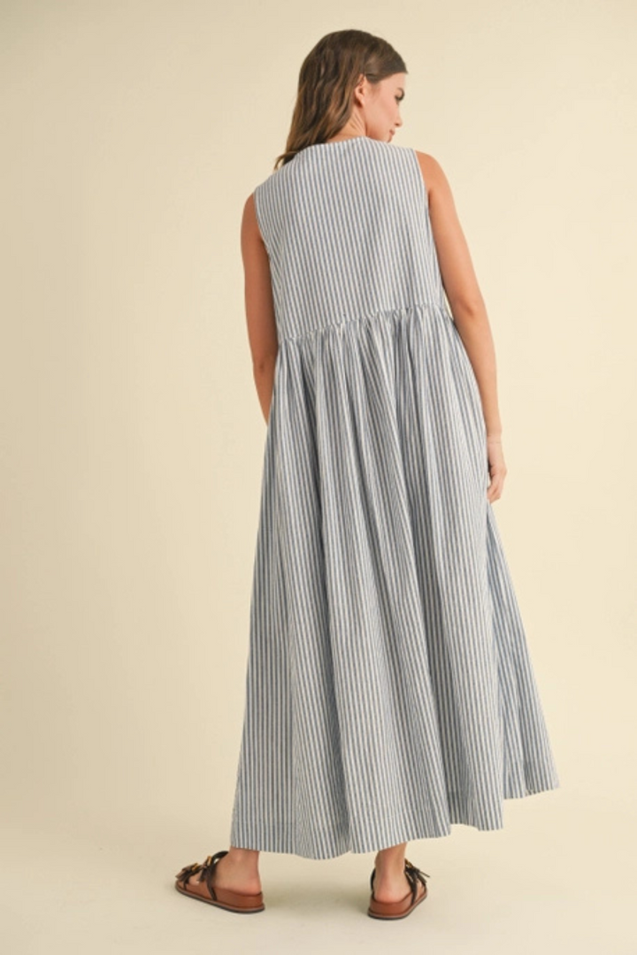 Siena Stripe Bow Dress
