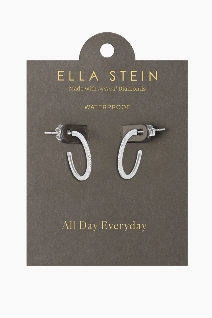 Ella Stein | Small Hoop Earrings - Silver