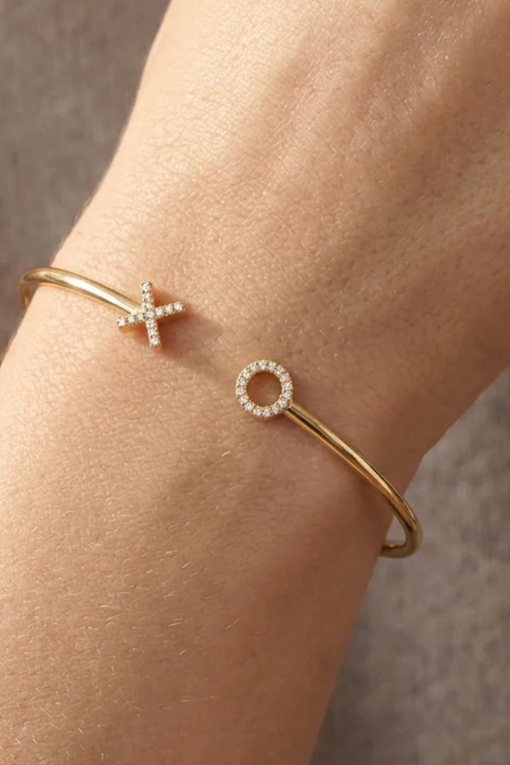 Ella Stein | Xo Flexi Cuff Bracelet - Gold