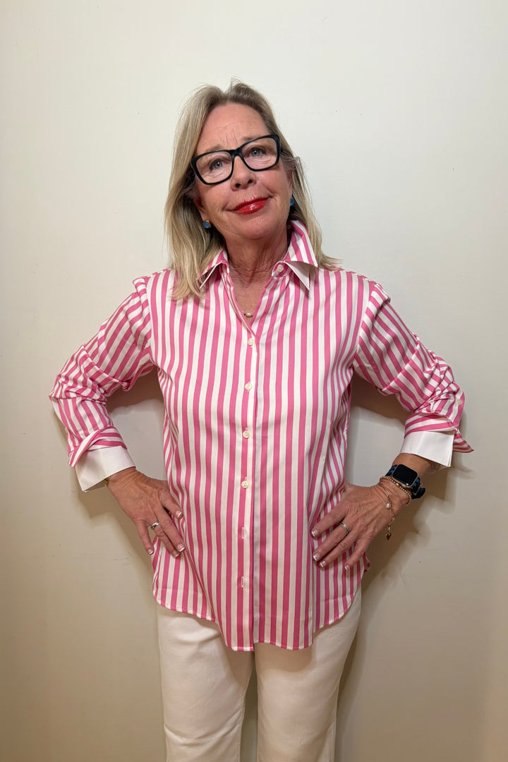 HINSON WU | Margot Long Sleeve- Guava White