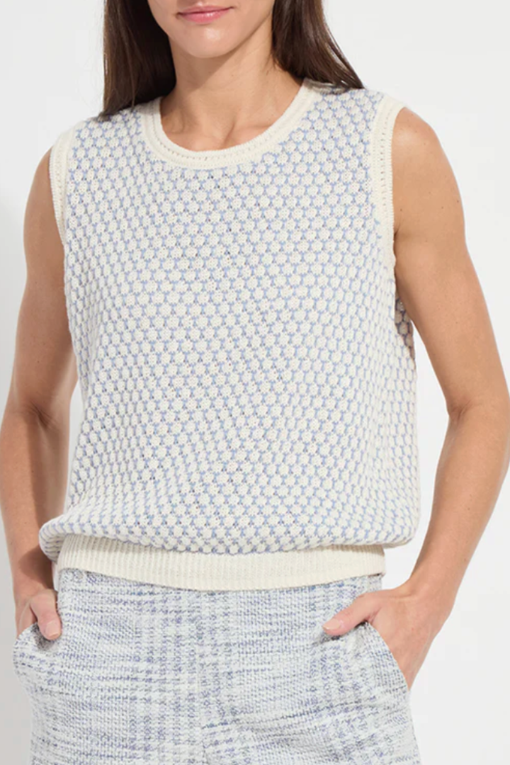 LYSSE | Claire Textured Mesh Sweater