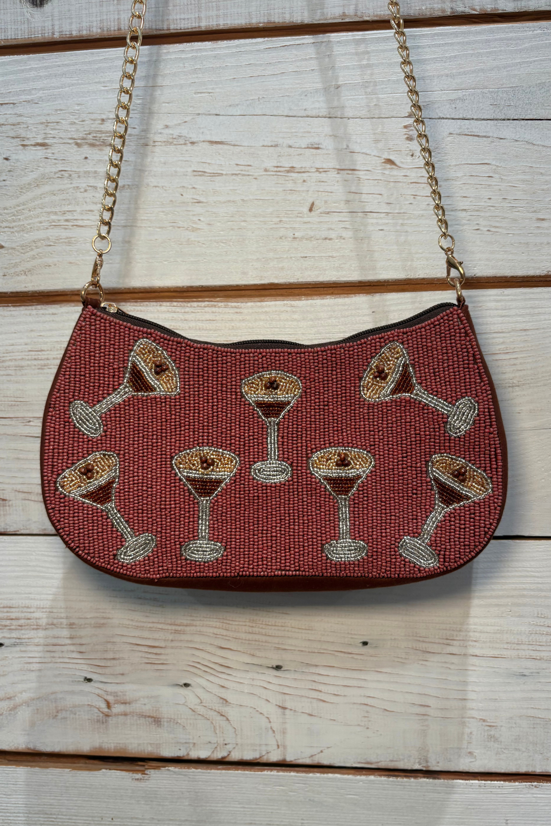 Espresso Martini Beaded Clutch