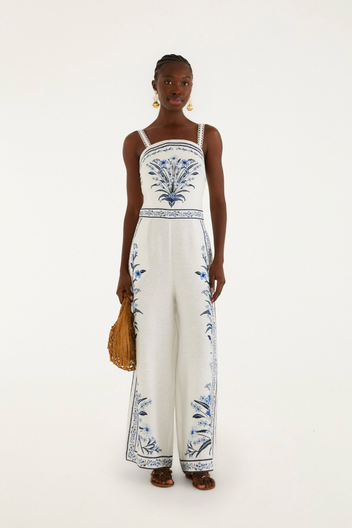 FARM RIO | FLOWERS ARCH JUMPSUIT