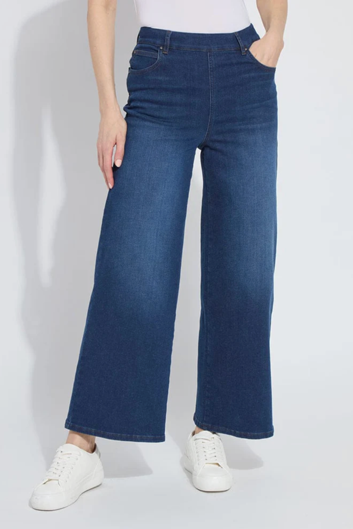 LYSSE | Sylvie Wide Leg Dark Denim