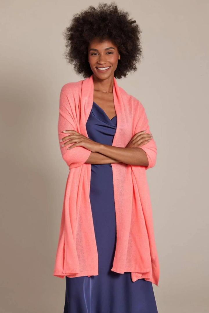 Alashan | Breezy Travel Wrap - Grapefruit