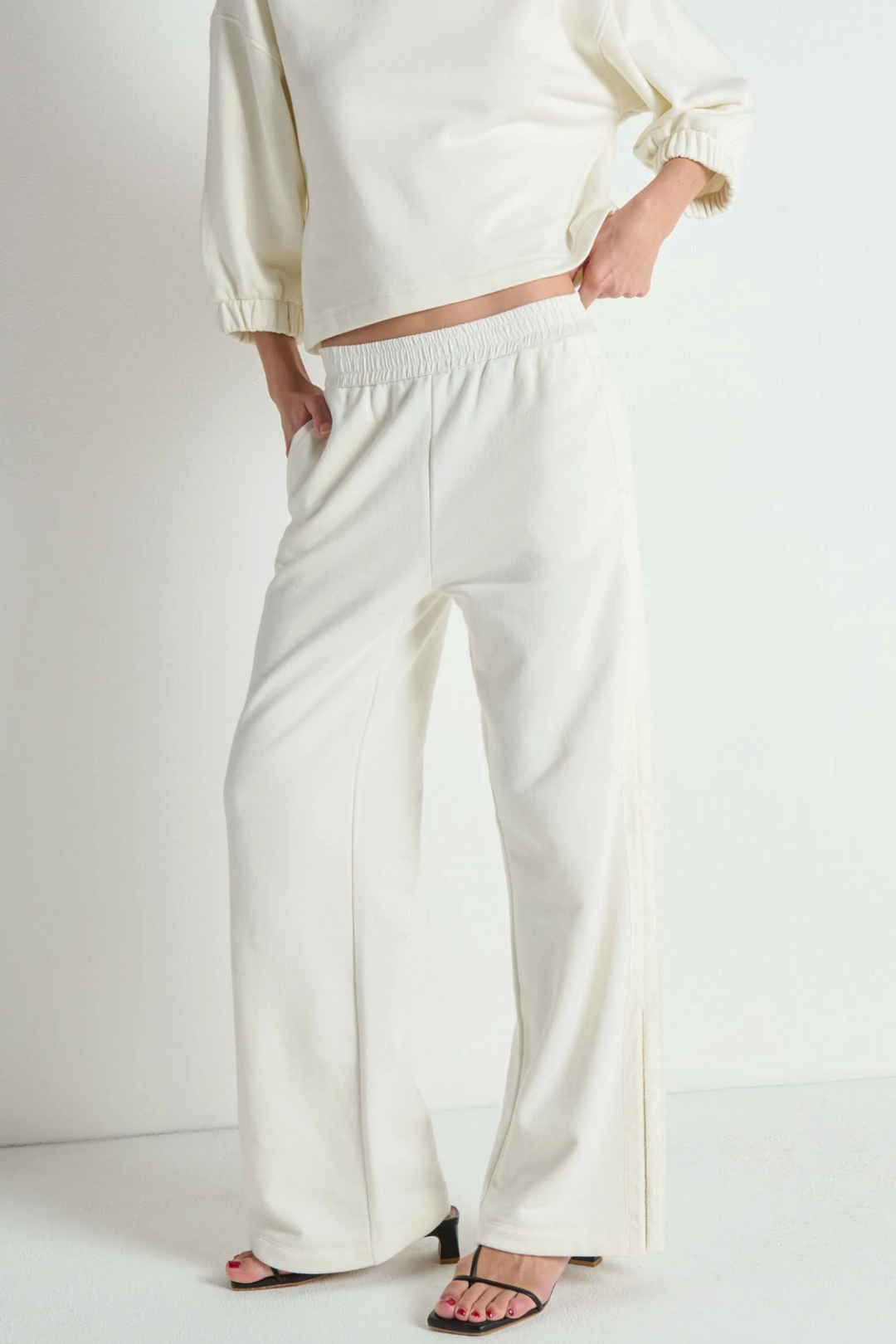 NATION | Abigail Sweatpant- Porcelain