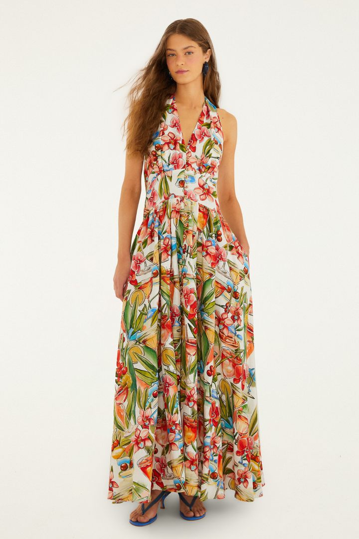FARM RIO | COCKTAIL MAXI DRESS