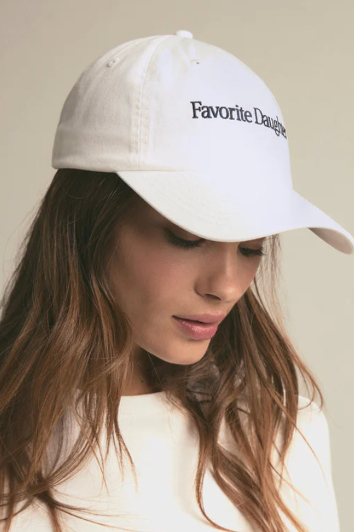 Favorite Daughter | FAVORITE BASEBALL HAT- WHITE