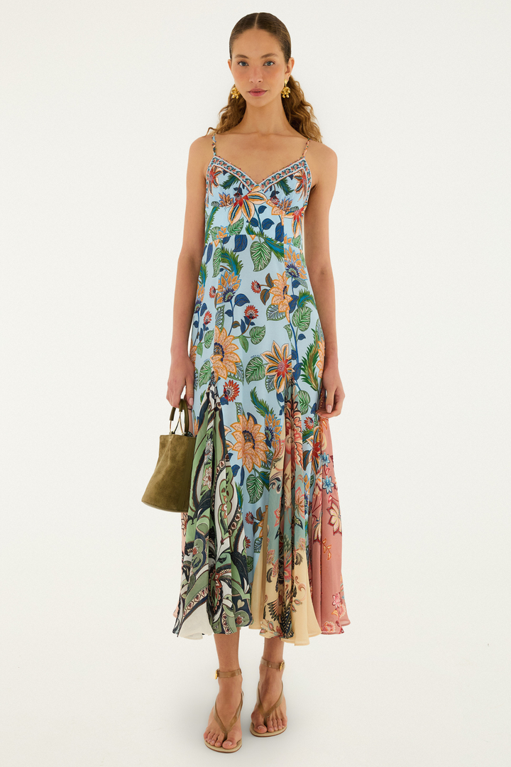 FARM RIO | FLORAL DELHI MAXI