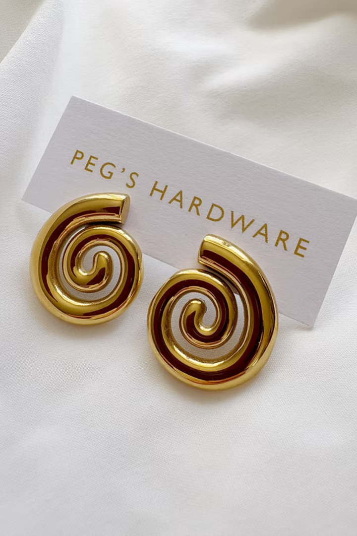 PEG'S HARDWARE | NAUTILUS EARRINGS