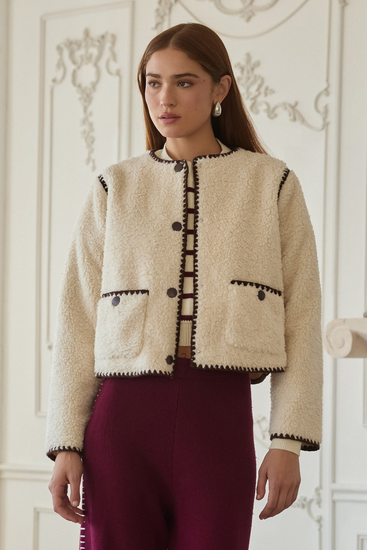 SHERPA CROP JACKET