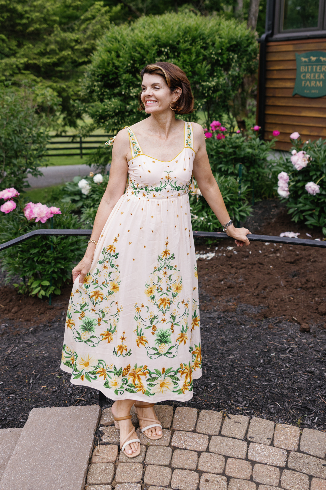 FARM RIO | BOTANICAL BEAUTY MIDI DRESS