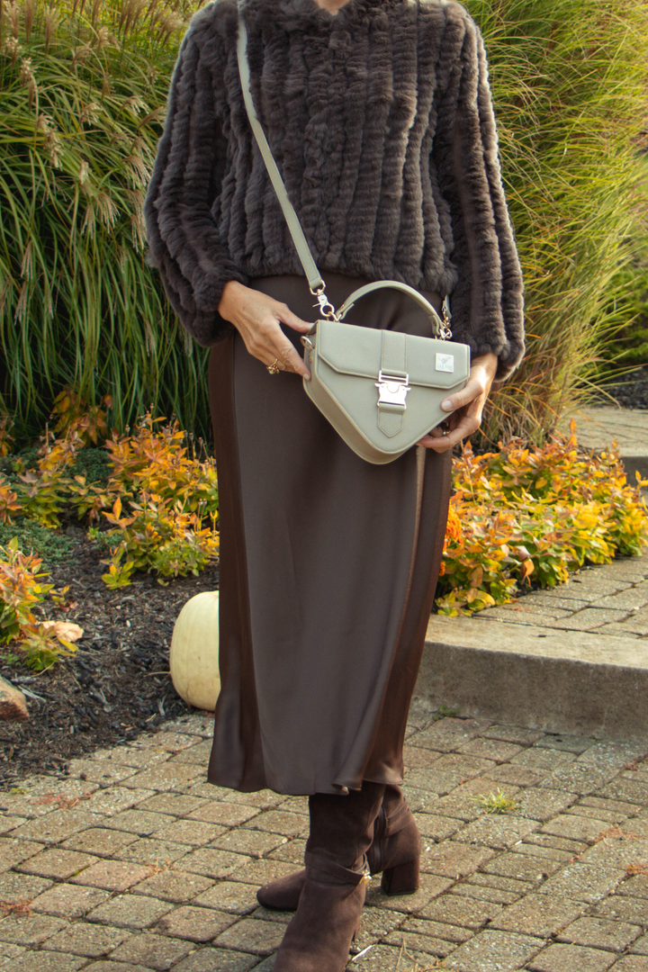 FAVORITE DAUGHTER | FAVORITE SKIRT- COFFEE