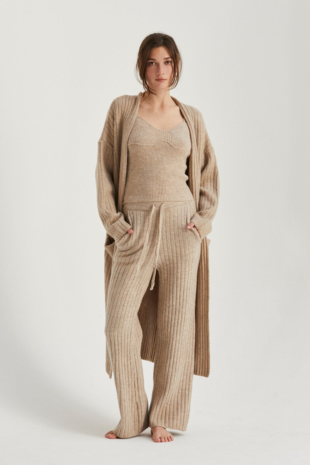 Amber Ribbed Sweater Pants