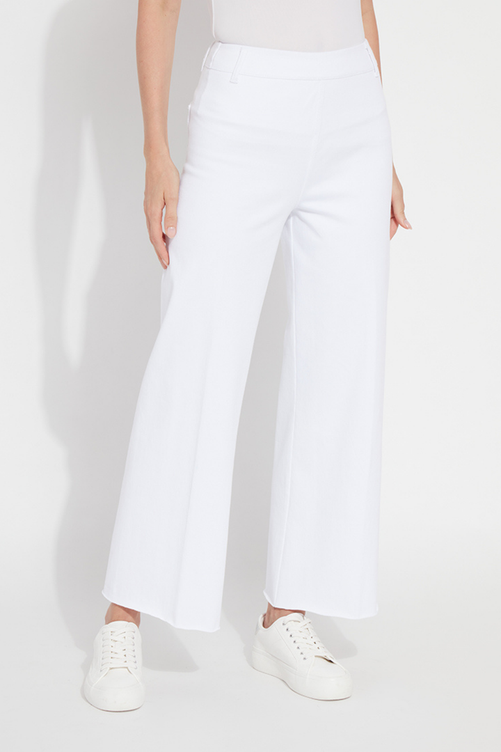 LYSSE | Erin Wide leg Denim-White
