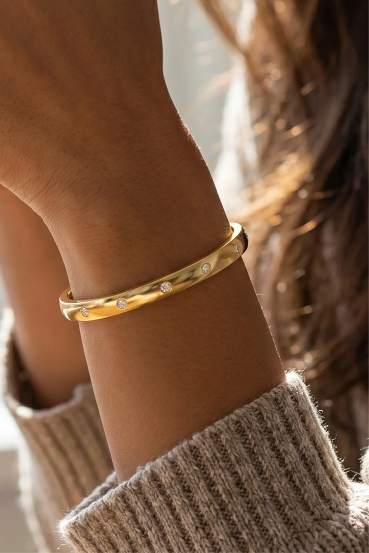 Ella Stein | Lucky 7 Cuff Bracelet - Gold