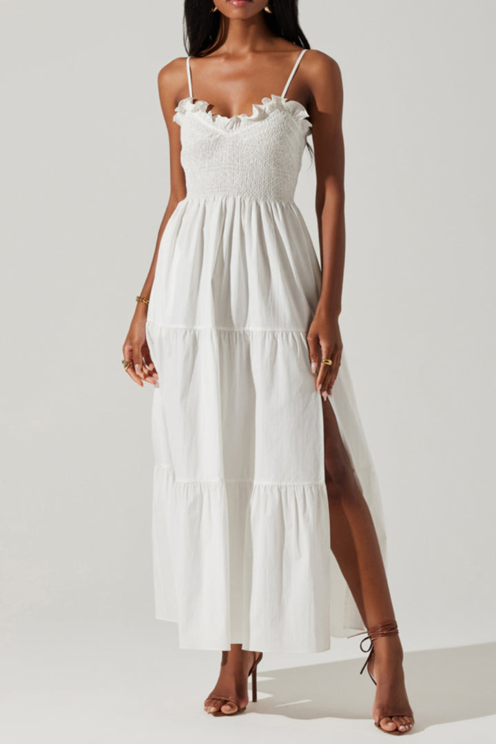 HALF PATTERNED DRESS