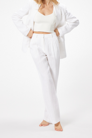 SOPHIE RUE Aves Linen Blazer- White
