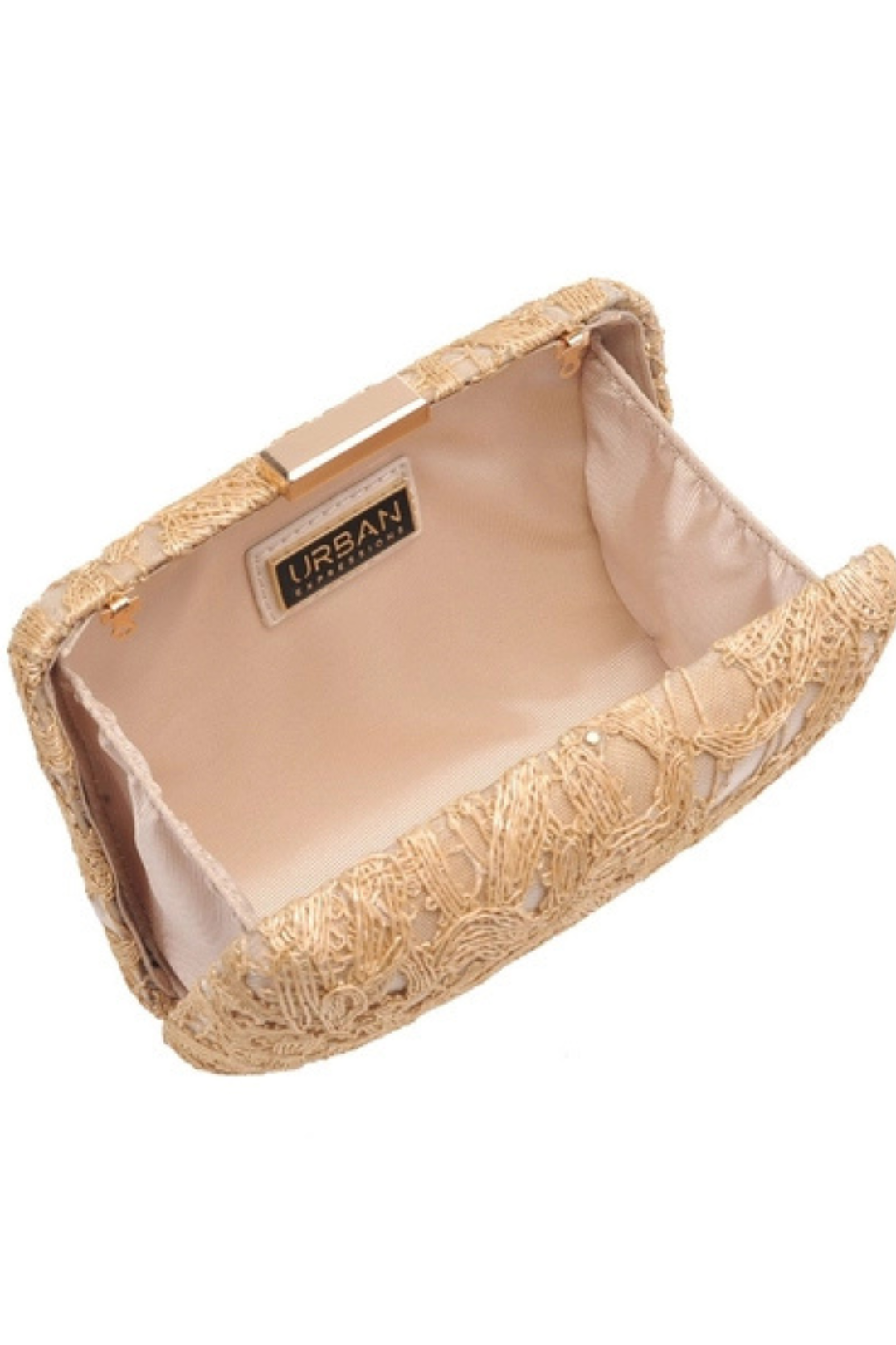 Ayla Evening Bag - Natural