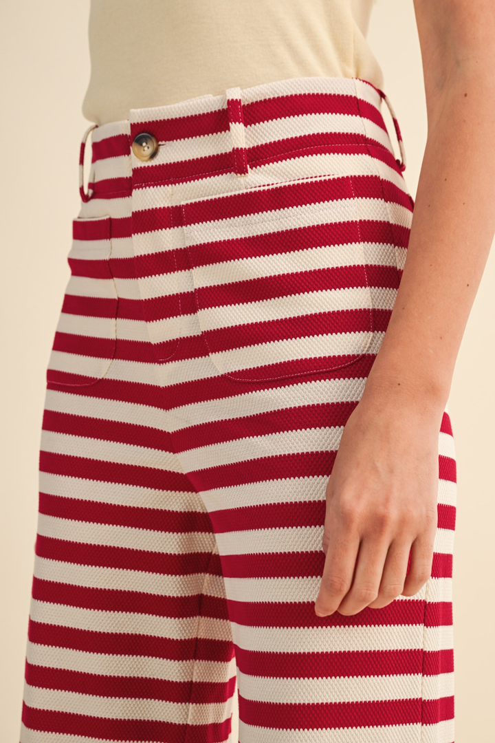 Crochet Waldo Stripe Pants