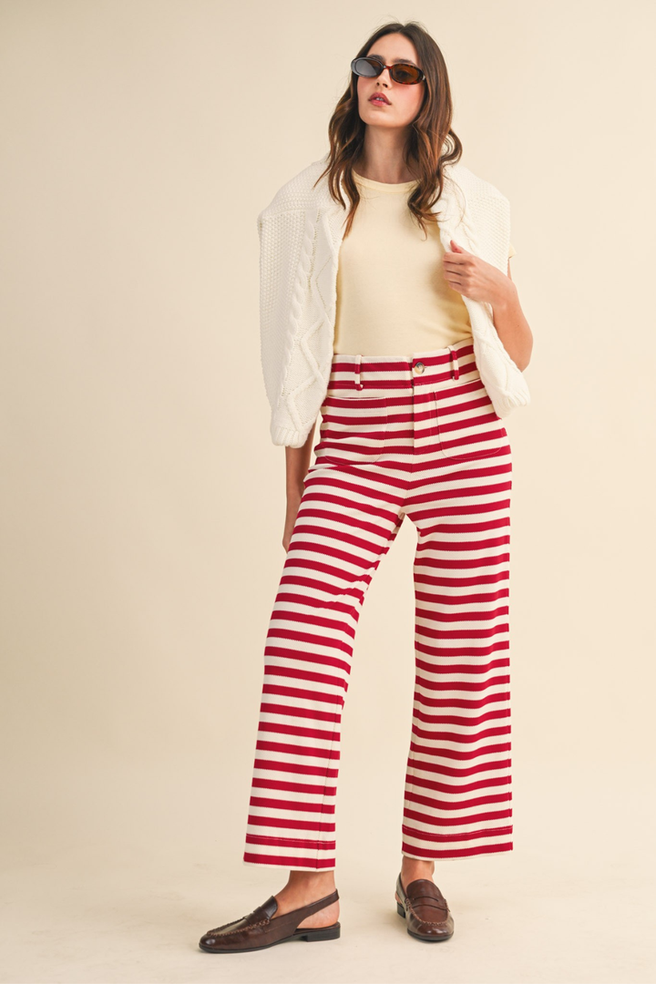 Crochet Waldo Stripe Pants