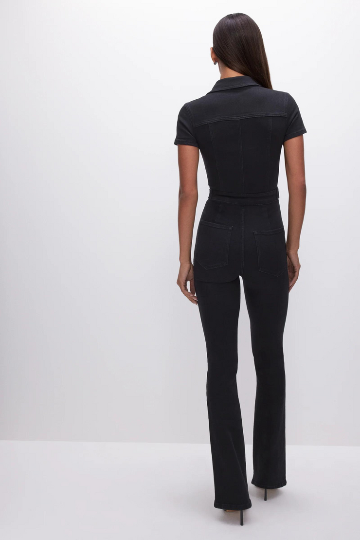 GOOD AMERICAN Bootcut Jumpsuit