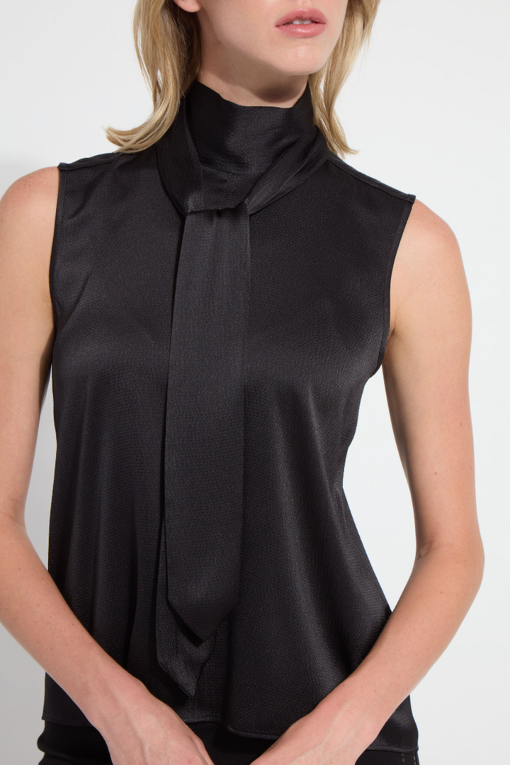 LYSSE | TABITHA SLEEVELESS SCARF TOP