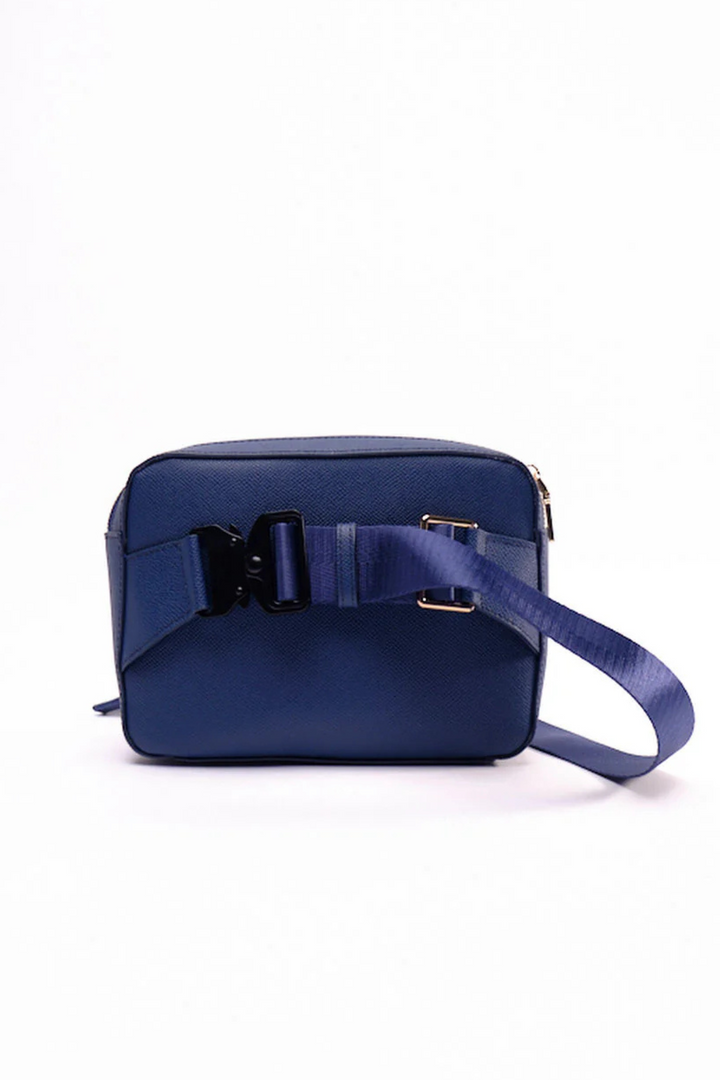 DAME | Lennox Leather Crossbody- Navy