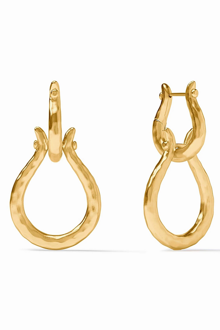 JULIE VOS | Saratoga 2 in 1 Earring - Gold