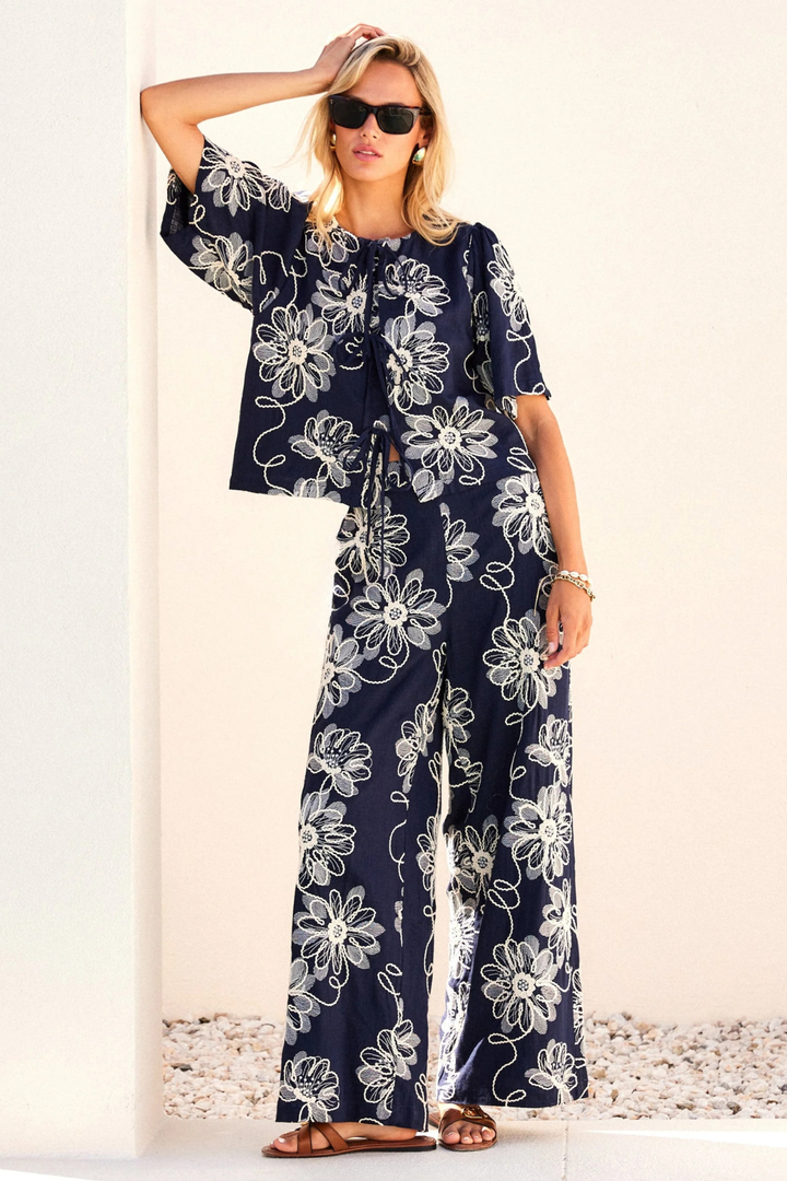 Fifteen Twenty | Adara Embroidered Pants