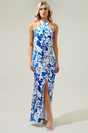 Maui Halter MIdi Dress
