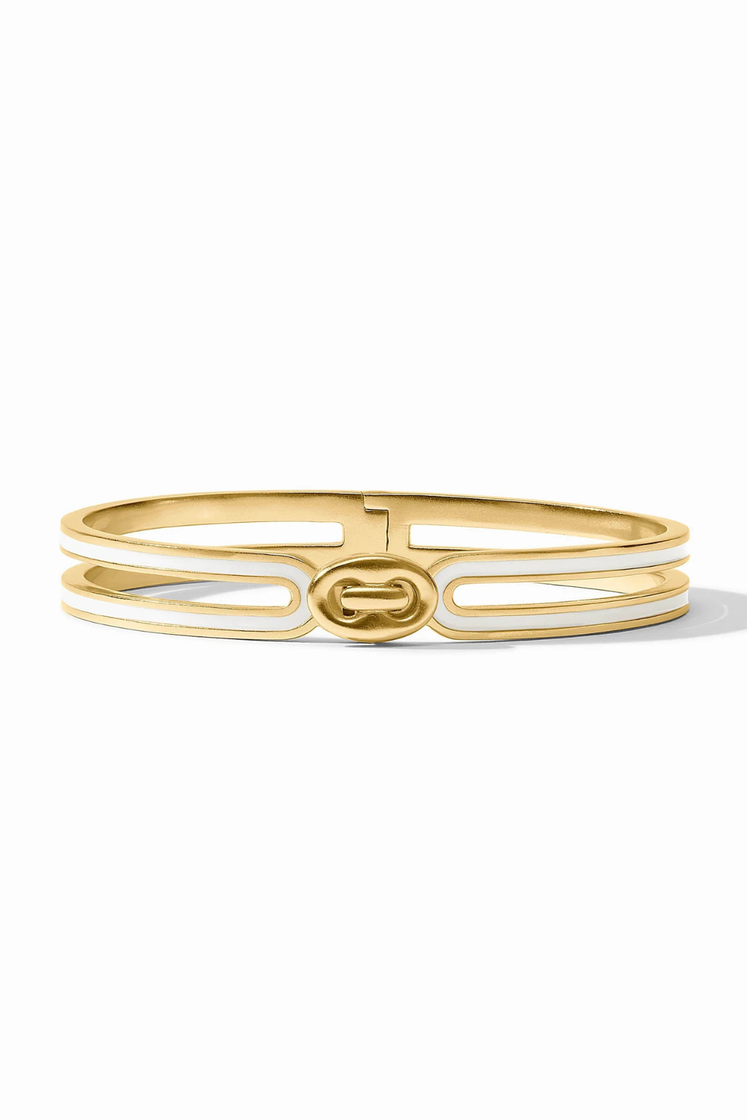 Julie Vos | Laguna Enamel Bangle - Ivory