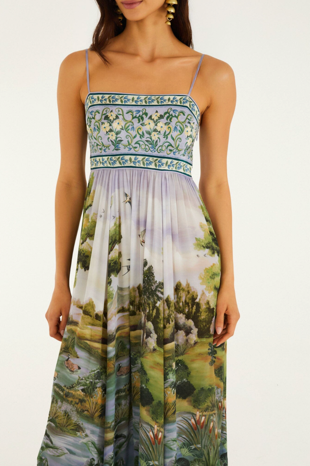 FARM RIO | COUNTRYSIDE MAXI DRESS