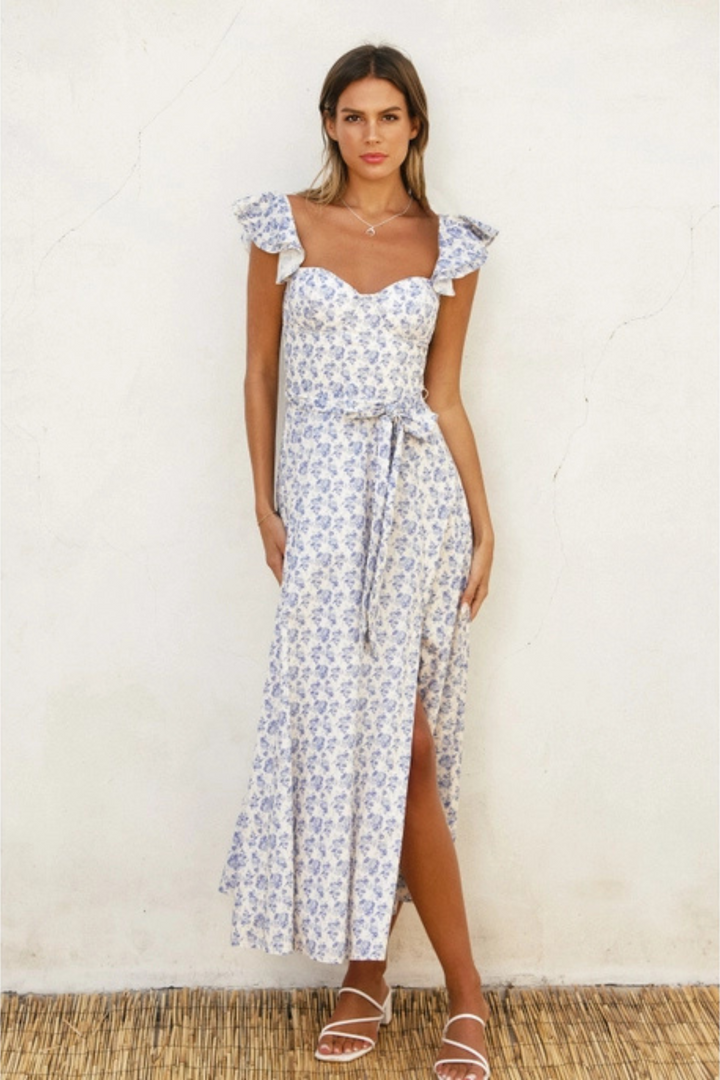 South of France Midi Dress